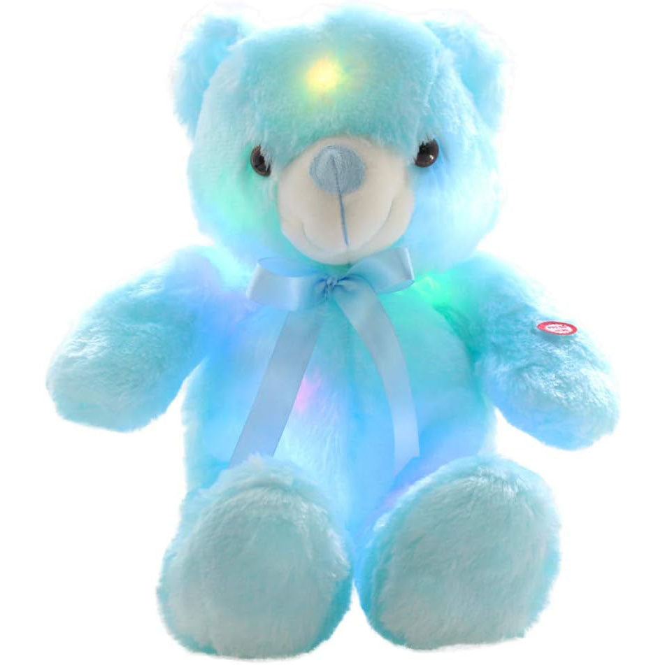 Creative Light Up LED Inductive Teddy Bear Stuffed Animals Plush Toy